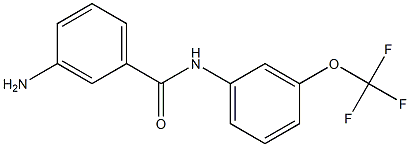 3-amino-N-[3-(trifluoromethoxy)phenyl]benzamide 구조식 이미지