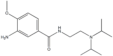 3-amino-N-{2-[bis(propan-2-yl)amino]ethyl}-4-methoxybenzamide Structure