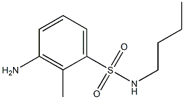 3-amino-N-butyl-2-methylbenzene-1-sulfonamide Structure