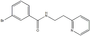 3-bromo-N-(2-pyridin-2-ylethyl)benzamide 구조식 이미지