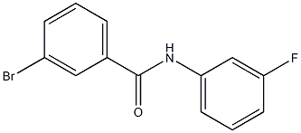 3-bromo-N-(3-fluorophenyl)benzamide 구조식 이미지