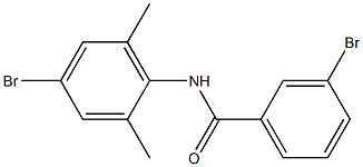 3-bromo-N-(4-bromo-2,6-dimethylphenyl)benzamide Structure