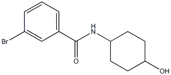 3-bromo-N-(4-hydroxycyclohexyl)benzamide Structure