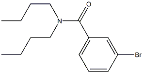 3-bromo-N,N-dibutylbenzamide 구조식 이미지