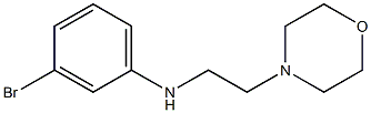 3-bromo-N-[2-(morpholin-4-yl)ethyl]aniline Structure