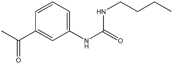 3-butyl-1-(3-acetylphenyl)urea 구조식 이미지