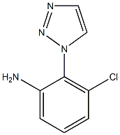 3-chloro-2-(1H-1,2,3-triazol-1-yl)aniline Structure