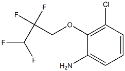 3-chloro-2-(2,2,3,3-tetrafluoropropoxy)aniline Structure