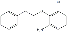 3-chloro-2-(2-phenylethoxy)aniline Structure