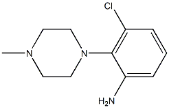 3-chloro-2-(4-methylpiperazin-1-yl)aniline Structure