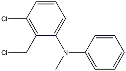 3-chloro-2-(chloromethyl)-N-methyl-N-phenylaniline Structure