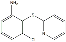 3-chloro-2-(pyridin-2-ylsulfanyl)aniline 구조식 이미지