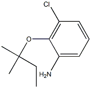 3-chloro-2-[(2-methylbutan-2-yl)oxy]aniline Structure