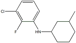 3-chloro-2-fluoro-N-(3-methylcyclohexyl)aniline 구조식 이미지