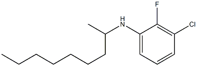 3-chloro-2-fluoro-N-(nonan-2-yl)aniline 구조식 이미지