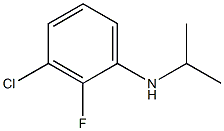 3-chloro-2-fluoro-N-(propan-2-yl)aniline Structure
