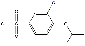 3-chloro-4-(propan-2-yloxy)benzene-1-sulfonyl chloride Structure