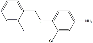 3-chloro-4-[(2-methylbenzyl)oxy]aniline Structure