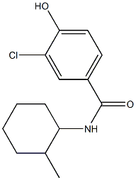 3-chloro-4-hydroxy-N-(2-methylcyclohexyl)benzamide 구조식 이미지