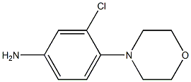 3-chloro-4-morpholin-4-ylaniline 구조식 이미지