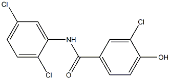 3-chloro-N-(2,5-dichlorophenyl)-4-hydroxybenzamide Structure