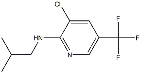 3-chloro-N-(2-methylpropyl)-5-(trifluoromethyl)pyridin-2-amine 구조식 이미지