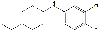 3-chloro-N-(4-ethylcyclohexyl)-4-fluoroaniline 구조식 이미지