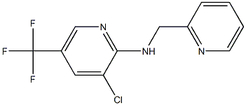 3-chloro-N-(pyridin-2-ylmethyl)-5-(trifluoromethyl)pyridin-2-amine 구조식 이미지