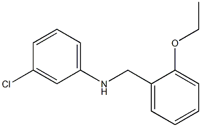 3-chloro-N-[(2-ethoxyphenyl)methyl]aniline Structure