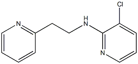 3-chloro-N-[2-(pyridin-2-yl)ethyl]pyridin-2-amine 구조식 이미지