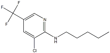 3-chloro-N-pentyl-5-(trifluoromethyl)pyridin-2-amine 구조식 이미지