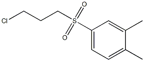 3-chloropropyl 3,4-dimethylphenyl sulfone Structure