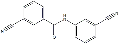 3-cyano-N-(3-cyanophenyl)benzamide Structure