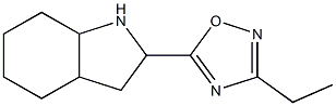 3-ethyl-5-(octahydro-1H-indol-2-yl)-1,2,4-oxadiazole Structure