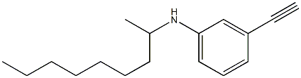 3-ethynyl-N-(nonan-2-yl)aniline Structure