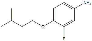 3-fluoro-4-(3-methylbutoxy)aniline 구조식 이미지