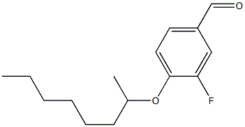 3-fluoro-4-(octan-2-yloxy)benzaldehyde 구조식 이미지
