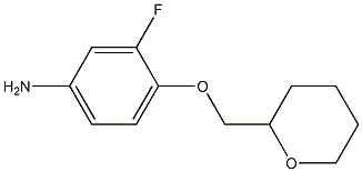 3-fluoro-4-(oxan-2-ylmethoxy)aniline 구조식 이미지