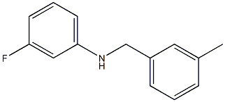 3-fluoro-N-[(3-methylphenyl)methyl]aniline 구조식 이미지