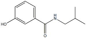 3-hydroxy-N-(2-methylpropyl)benzamide Structure