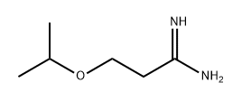 3-isopropoxypropanimidamide 구조식 이미지