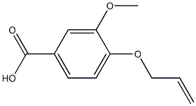 3-methoxy-4-(prop-2-en-1-yloxy)benzoic acid 구조식 이미지
