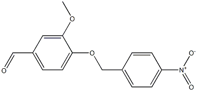 3-methoxy-4-[(4-nitrophenyl)methoxy]benzaldehyde Structure