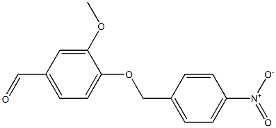 3-methoxy-4-[(4-nitrophenyl)methoxy]benzaldehyde 구조식 이미지