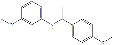 3-methoxy-N-[1-(4-methoxyphenyl)ethyl]aniline 구조식 이미지