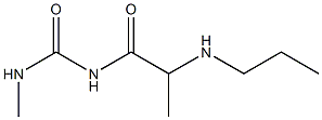 3-methyl-1-[2-(propylamino)propanoyl]urea 구조식 이미지