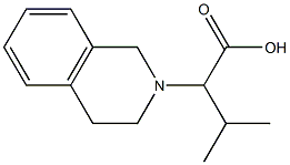 3-methyl-2-(1,2,3,4-tetrahydroisoquinolin-2-yl)butanoic acid Structure