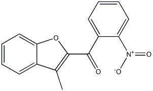 3-methyl-2-[(2-nitrophenyl)carbonyl]-1-benzofuran Structure