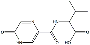 3-methyl-2-[(5-oxo-4,5-dihydropyrazin-2-yl)formamido]butanoic acid Structure