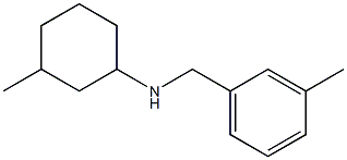 3-methyl-N-[(3-methylphenyl)methyl]cyclohexan-1-amine Structure